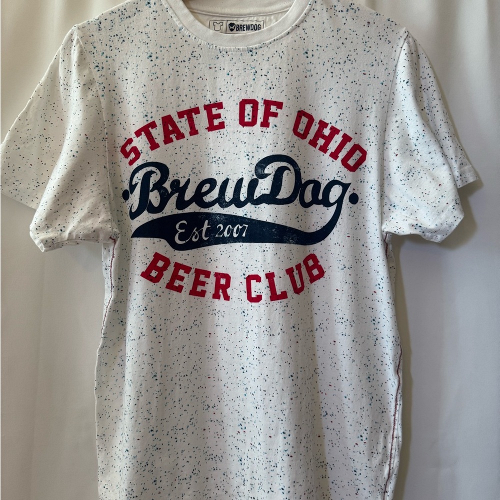 BrewDog State of Ohio Beer Club T-Shirt 100% Cotton Unisex